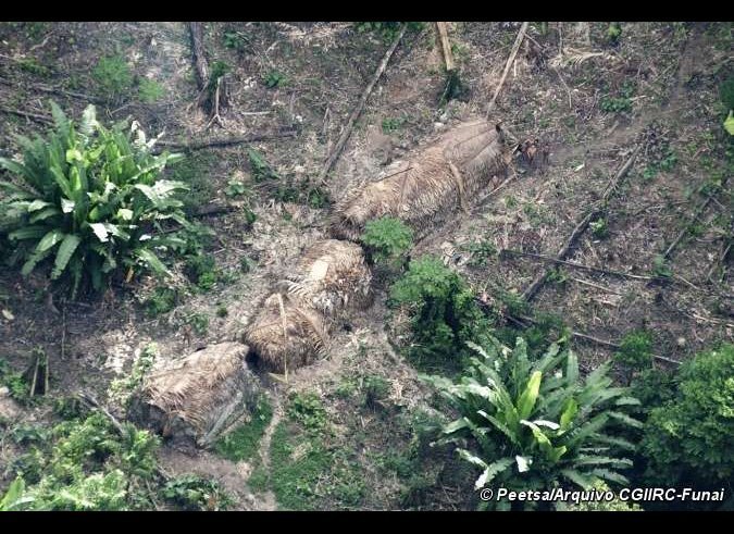Uncontacted Tribe In Brazilian Jungle